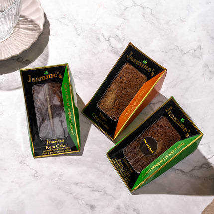 Luxury Packaging for Jasmine’s Jamaican Rum Cake