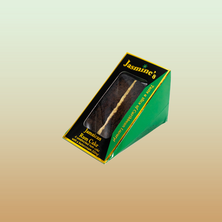 Jasmine's Jamaican Rum Cake (Uncreamed Luxury Slices) - WHOLESALE
