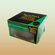 8 Inch Round Luxury Jasmine's Jamaican Rum Cake - WHOLESALE