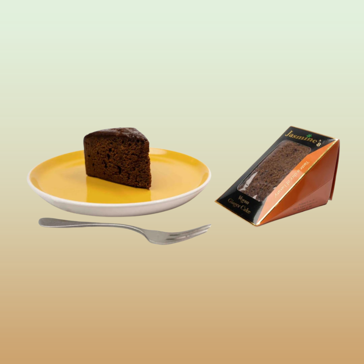 Jasmine's Vegan Ginger Cake Luxury Slices - WHOLESALE