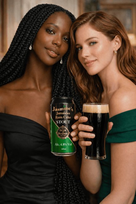 Jasmine's Jamaican Rum Cake Stout - The Drink Of Respect (min order 4 cans)
