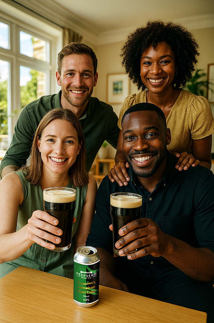 Jasmine's Jamaican Rum Cake Stout - The Drink Of Respect (min order 4 cans)