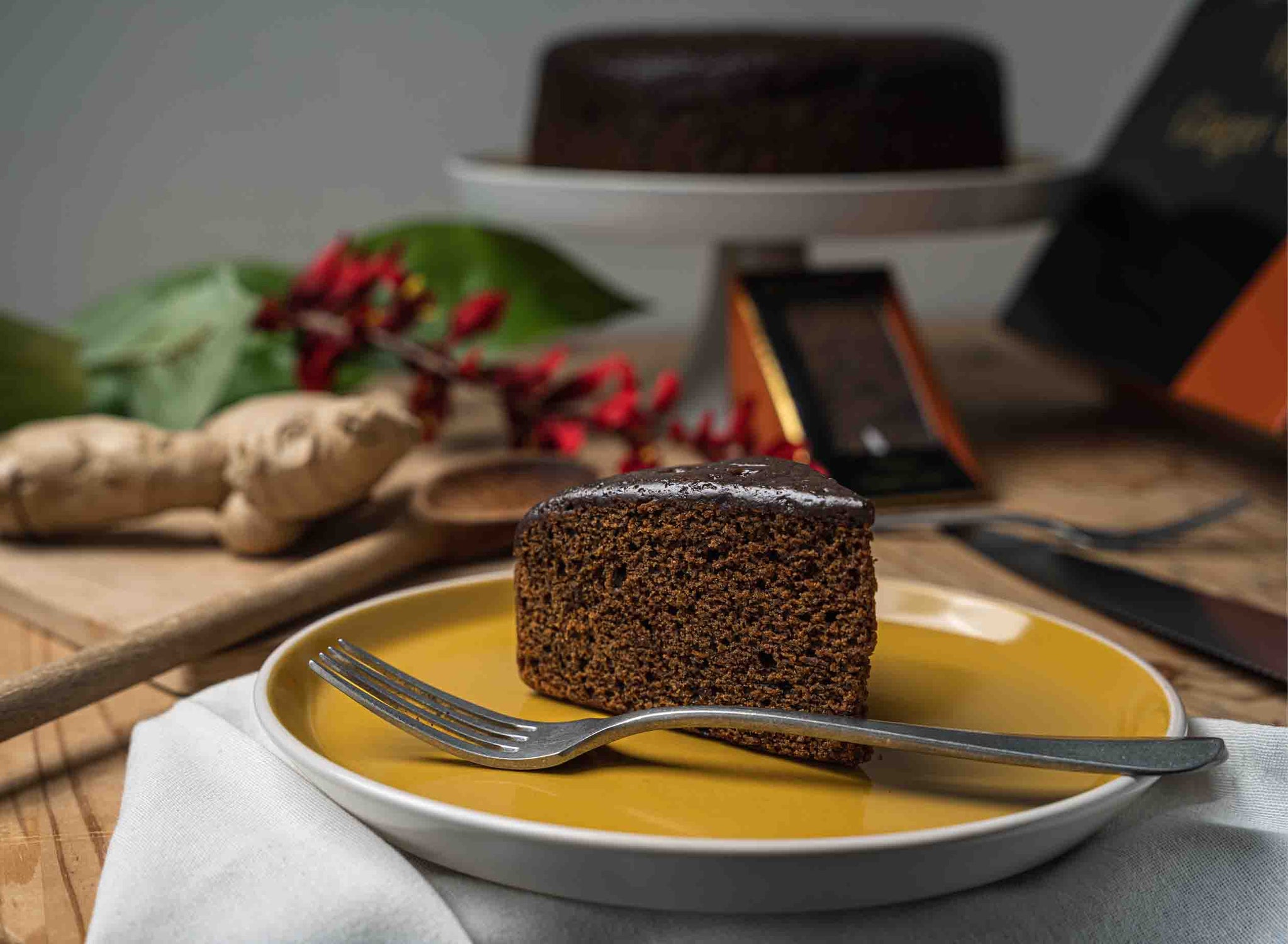 Luxury Vegan Ginger Cake & Slices 
