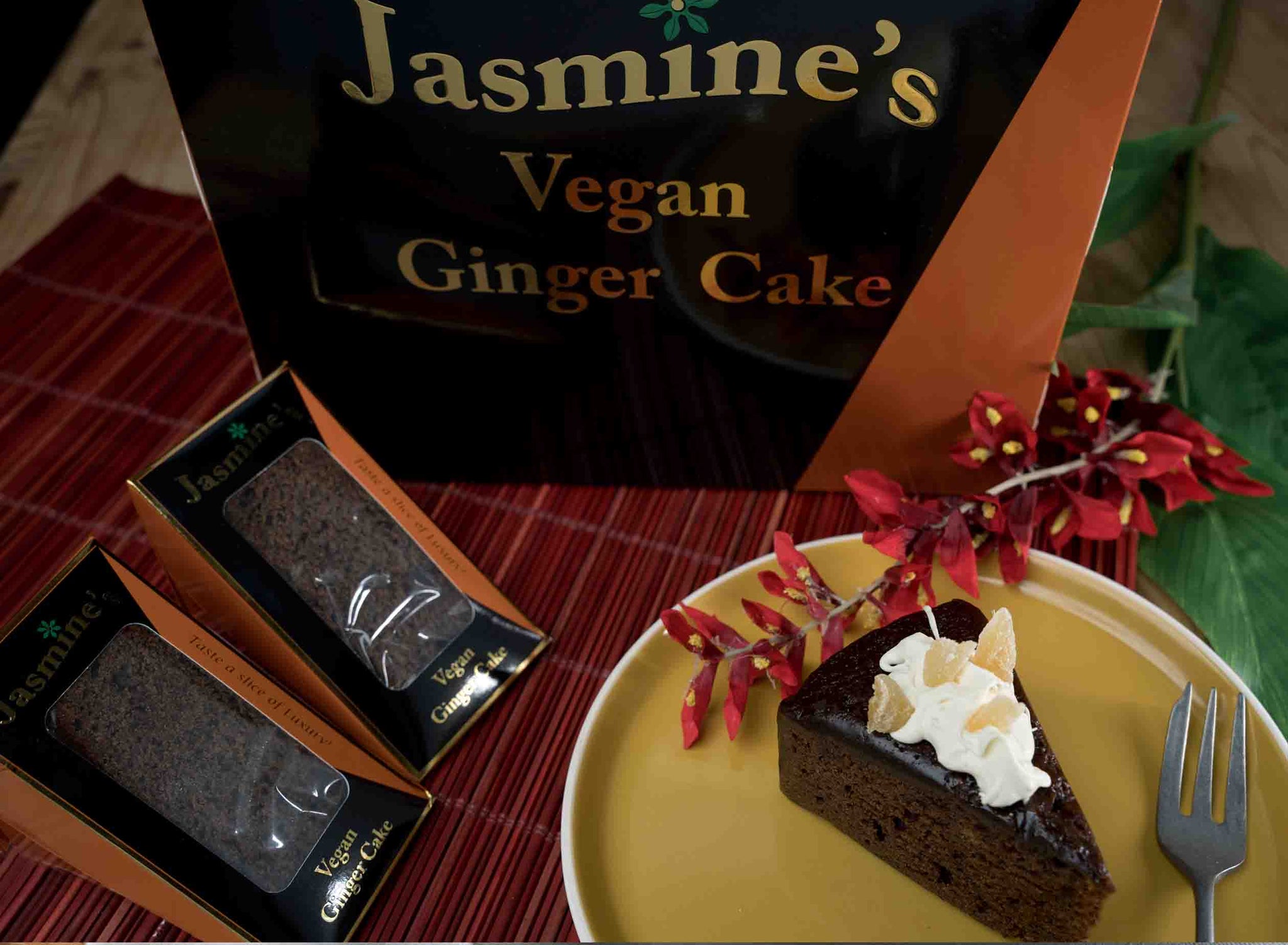 Luxury Vegan Ginger Cake & Slices – Perfect for Every Occasion